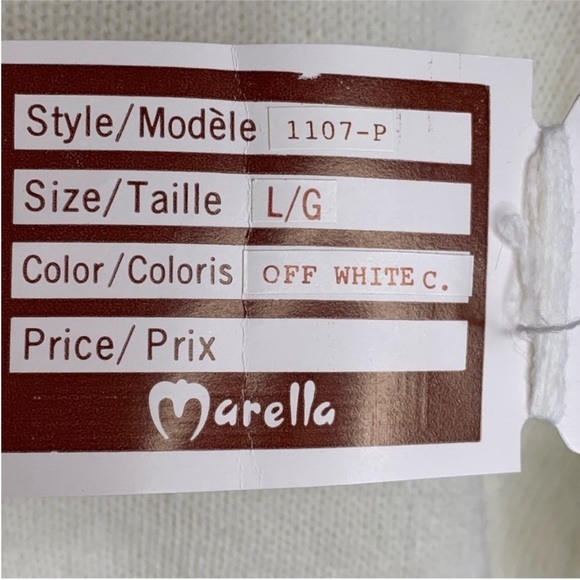 MARELLA NWT Vintage Appliqué V-Neck Sweater - Picture 10 of 10